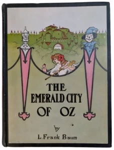 The Emerald City of Oz Book L Frank Baum John R Neill Antique Vintage 1910 - Picture 1 of 8