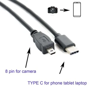 USB-C OTG CABLE FOR Casio Exilim EX-S8PK S8SR EX-S9 S9BK S9PE S9PK S9SR - Picture 1 of 11