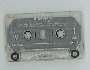 Slaughter "Stick it to Ya" 13 Songs Cassette Tape 1990 - Picture 1 of 2