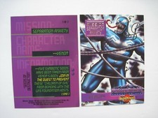 OVERPOWER MISSION CARDS Pick your Singles Marvel Super Heroes Villain 1995 Fleer