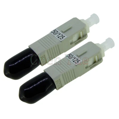 2pcs MM 50/125 ST Female to SC Male Fiber Optic Adapter SM ST-SC Hybrid Adapter - Image 1 of 4