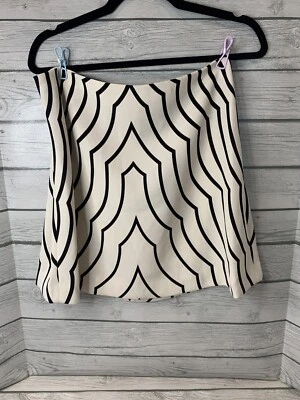 Marc By Marc Jacobs юбка размер 6 женщин белый с черными полосками новый $298 читать - Изображение 1 из 4