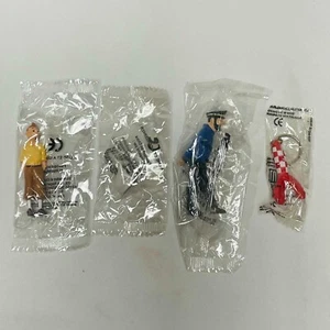 Rare set of 4x Tintin PVC premiums LU 1994 mint flow pack Haddock Rocket Snowy - Picture 1 of 5