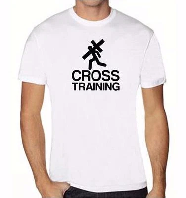 NUEVO HOMBRE ESTAMPADO ENTRENAMIENTO CRUZADO JESÚS DIOS AMOR CRISTIANO DISEÑO GRÁFICO CAMISETAS Foto 1 de 4