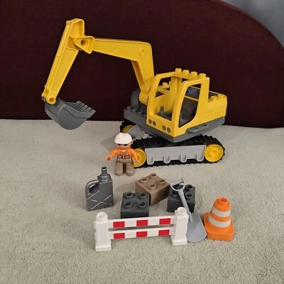 Lego Duplo 4986 - Pelleteuse à chenille - Complet - Chantier Construction - Photo 1/4