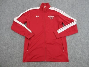South Carolina Gamecocks Sweater Mens Medium Red Full Zip College Football Logo - Picture 1 of 14