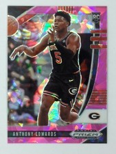 2020 Panini Prizm Draft Picks Pink Ice Anthony Edwards Rookie RC #41, Parallel