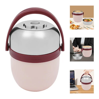 Garrafa térmica para alimentos quentes, garrafa térmica empilhável selada para alimentos, garrafa térmica para sopa de aço 2 camadas - Imagem 1 de 4