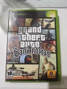 Grand Theft Auto San Andreas Xbox Complete With Map Manual CIB Second Edition - Picture 1 of 4