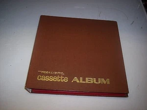 BROWN REALISTIC CASSETTE ALBUM **HOLDS 12 TAPES WITHOUT CASES* #29 - Bild 1 von 12