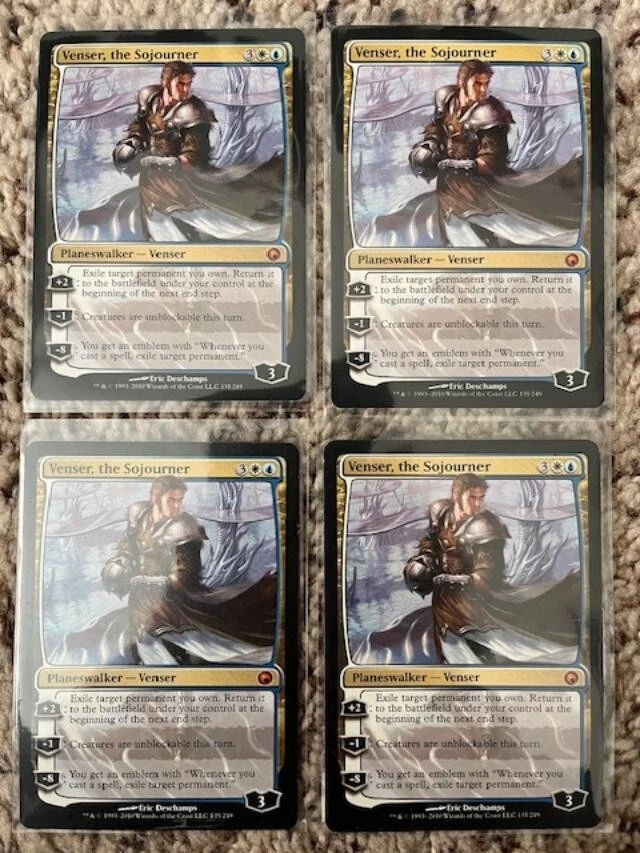 MTG - Venser, the Sojourner x4 - Scars of Mirrodin - Image 1 of 1