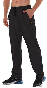 Athletic Pants for Men Water Resistant Quick Dry Lightweight Polyester Workou... - Picture 1 of 6