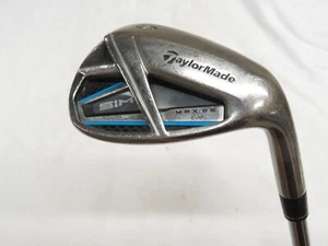 Used RH TaylorMade SIM Max OS Single Sand Wedge KBS Max 85 Regular Flex Steel - Picture 1 of 7