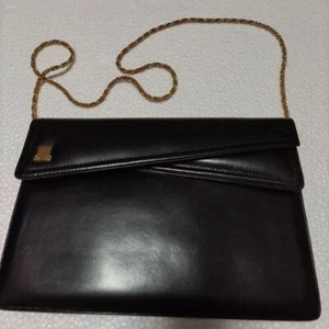 LANVIN clutch chain shoulder 2way bag JAPAN - Picture 1 of 5