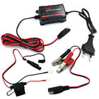 6V 12V Intelligent Fully Automatic Battery Float Charger Maintainer with EU Plug
