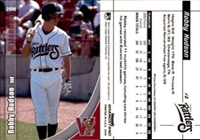Robby Hudson 2006 Grandstand Wisconsin Timber Rattlers #15 Card *AutographDen*