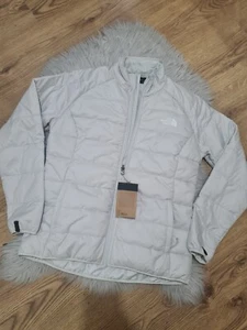 The North Face Womens Grey Lightweight Puffer Jacket Size L BNWT - Picture 1 of 6