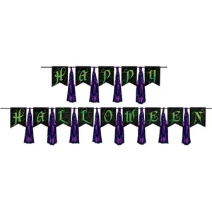 Beistle Happy Halloween Tassel Streamer - Party Supply Decoration for Halloween - Picture 1 of 1