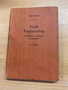 1952 " Field Entwicklung - Handbuch Auf Simple Konstruktion " Hardcover Buch - Picture 1 of 19