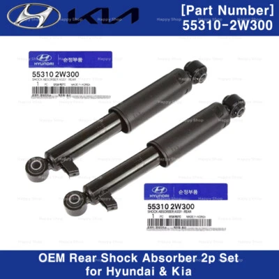 553102W300 GENUINE Rear Shock Absorber 2p Se for Kia Sorento Hyundai Santa Fe - Image 1 of 2