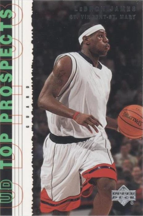 2003-04 Upper Deck UD Top Prospects - LeBron James #55