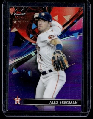2021 Topps Finest Purple Alex Bregman /250 #83 - Image 1 of 2