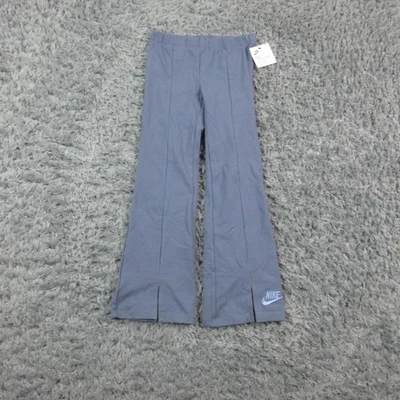Pantalones Nike Niñas 6X Azul Acampanado Elastizados Swoosh Logo Atléticos 6-7 Años 20x21* Nuevos con Etiquetas Foto 1 de 4