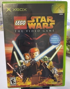 LEGO Star Wars: The Video Game (Microsoft Xbox, 2005) CIB w/ & Manual Tested‼️ - Picture 1 of 7