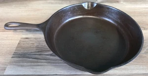 Vtg Wagner Ware Sidney 0 #8 Cast Iron Skillet 10.25" Double Spout Smooth Bottom - Picture 1 of 16