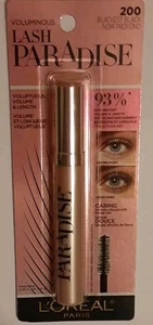 Loreal Voluminous 'Lash Paradise' Mascara Blackest Black #200 New In Package ❤ - Picture 1 of 3