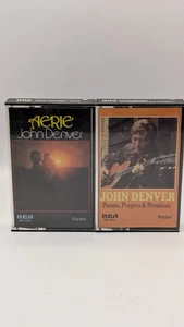 John Denver - Aerie/Poems,Prayers and Promises Cassettes Lot - FAST SHIPPING - Picture 1 of 3