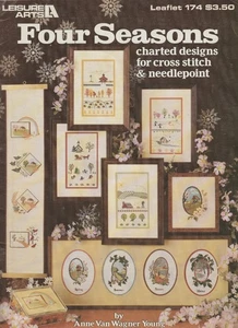Four Seasons - Cross Stitch PATTERN -Fall, Autumn, Winter, Spring, Summer - Imagen 1 de 2