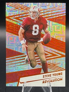 2025 Panini Revolution #10 - Steve Young (Orange Levels /299) San Francisco 49ers - Bild 1 von 6