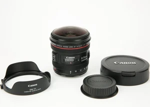 Canon EF 8-15mm f/4L Fisheye USM EF-Mount Zoom Lens / Full-Frame Format - Black - Picture 1 of 7