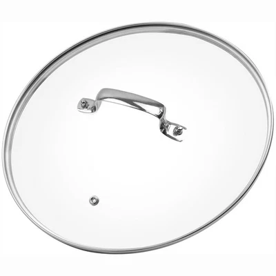 ZUIHUI 10 Inch Tempered Glass Pan Lid, 10" Glass Covers for Pots, Frying Pan, Pans and