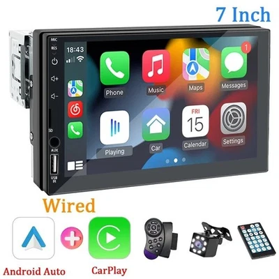 Autoradio Universale 1 Din con Carplay e Android Auto – Schermo Touch da 7" HD🚗 - Immagine 1 di 4