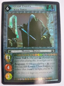 LOTR TCG Black Rider ULAIRE ENQUEA BLACK THREAT 12O8 Masterwork FOIL LP - Picture 1 of 1