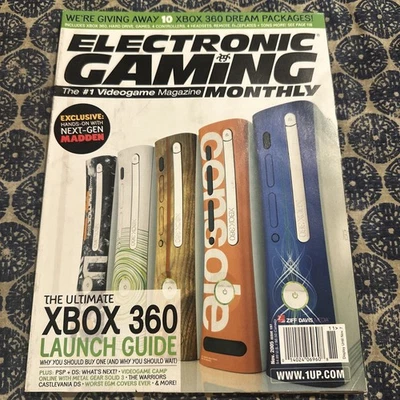 Electronic Gaming Monthly Magazine Nov 2005 #197 Xbox 360 Launch W/ Inserts - Image 1 of 4