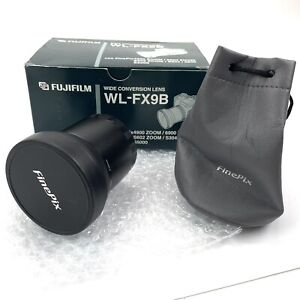 Fujifilm WL-FX9B Wide Conversion Lens In Original Box With Bag