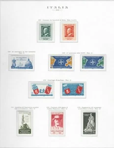 s25610) ITALIEN MNH ** 1959 kompletter Jahrgang Satz 29v Annata Completa 3 Scans - Bild 1 von 3