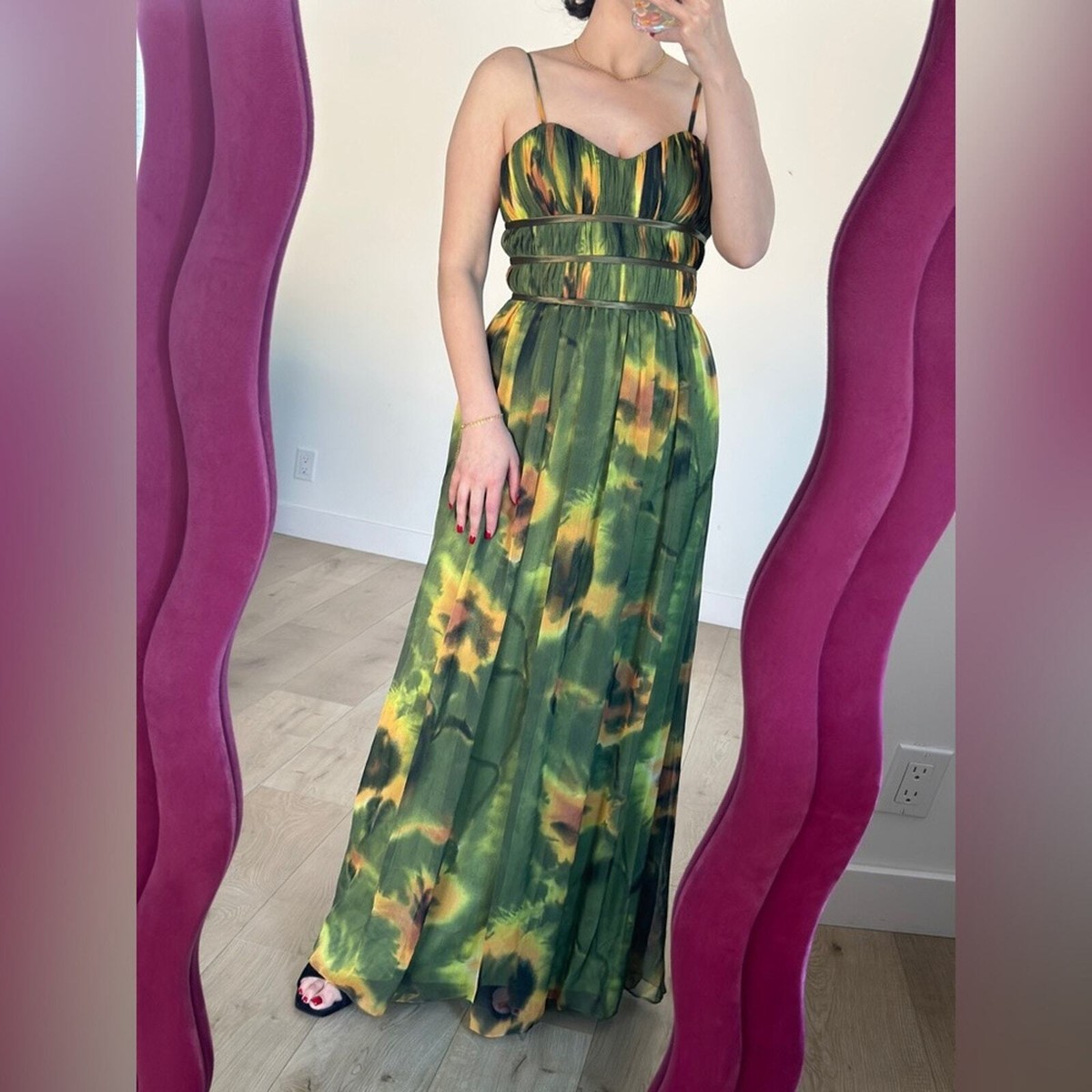 金タグ　Aidan Mattox　Flower　S〜Mサイズ Aidan Mattox Floral Ball Gowns for Women for sale | eBay