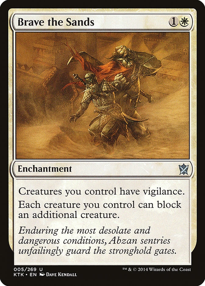 MTG Brave the Sands  - Khans of Tarkir #5 - Image 1 of 1