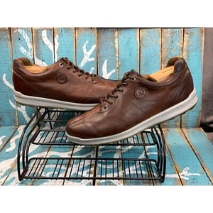 MENS FootJoy Versaluxe 57253 Caramelo BRN Leather SPIKELESS Golf Shoes SZ 11M - Picture 1 of 10