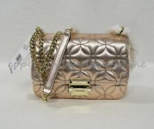 Michael Kors 30H8TSLL1K Small Sloan Quilted Leather Chain Link Shoulder Bag