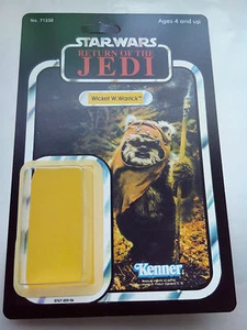 1983 WICKET EWOK KIT DE RESTAURACIÓN KENNER JEDI AUTOADHESIVO BLÍSTER PEELING - Imagen 1 de 2