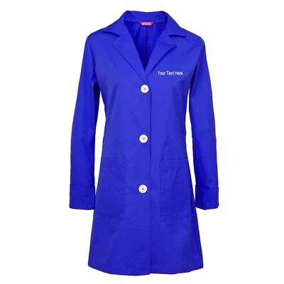 Custom Embroidered Women's Lab Coat - Image 1 of 3
