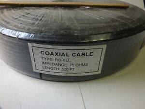 500 ft. RG-6/U CATV Coaxial Cable 75 Ohm