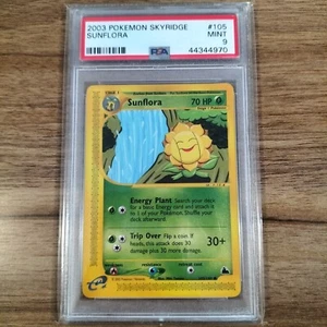 PSA 9 Sunflora - Skyridge 105/144 - Pokemon Card - Picture 1 of 2