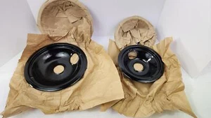 GE/Hotpoint Porcelain Coated Range Pan (2489352, 2489353) Set of 2 - 6", 8" - Picture 1 of 13