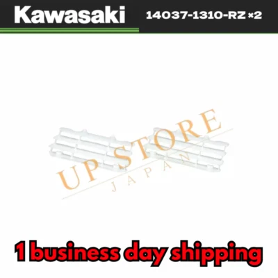 1997-2005 GENUINE OEM KAWASAKI KX125 KX250 PAIR OF RADIATOR COVERS WHITE - Изображение 1 из 2